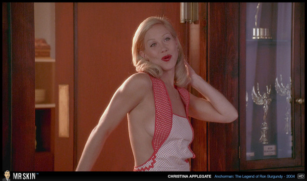 Christina Applegate hot housewife in Anchorman; Celebrity Hot 