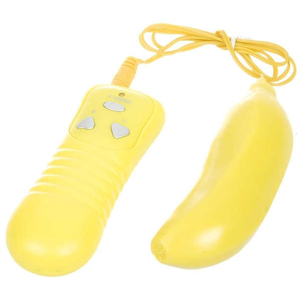 Cheap sale Banana Shaped Body Massager with 7-Mode Pulse + 4-Mode Vibration Strength Control (2*AA) online; Toys 