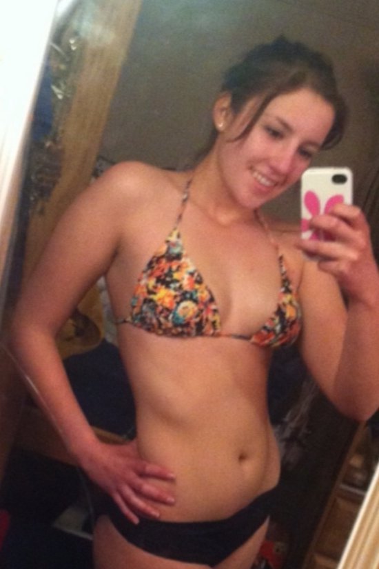 Teen swimmer selfshot trying out new bikini; Amateur Non Nude Teen 