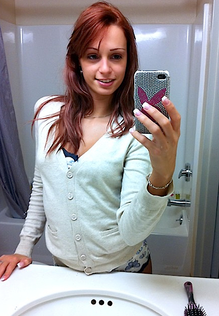 Redhead dressed and undressed; Amateur Red Head Teen 