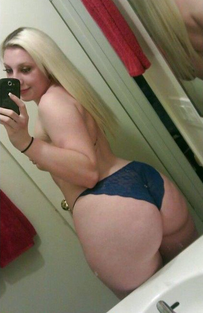 ; Amateur Ass Blonde 