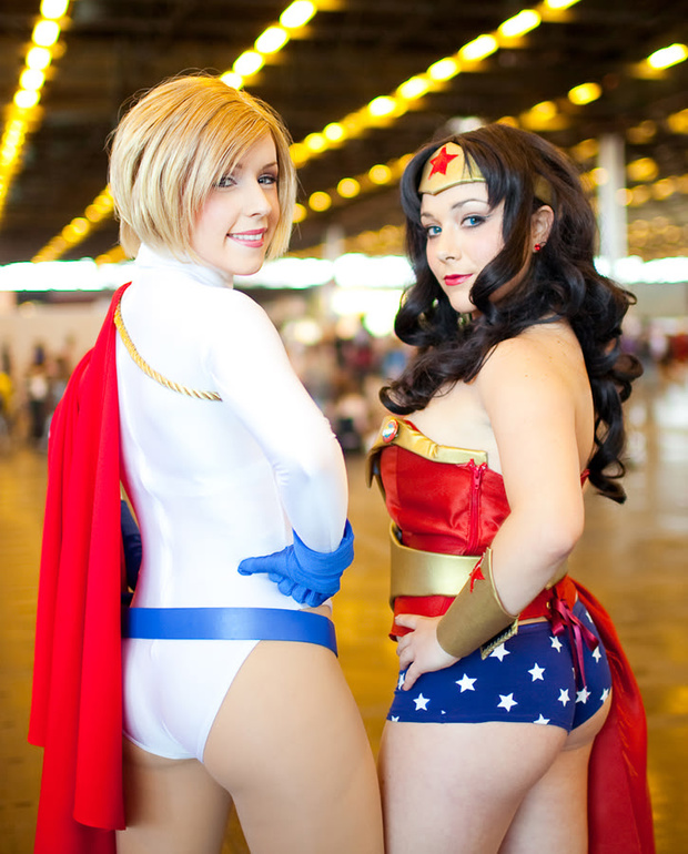 Wonder Woman and Power Girl; Babe Teen Uniform 