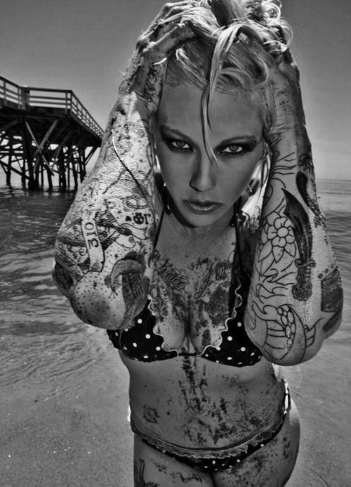 ...; Bikini Blonde Dirty Non Nude Tattooblonde 