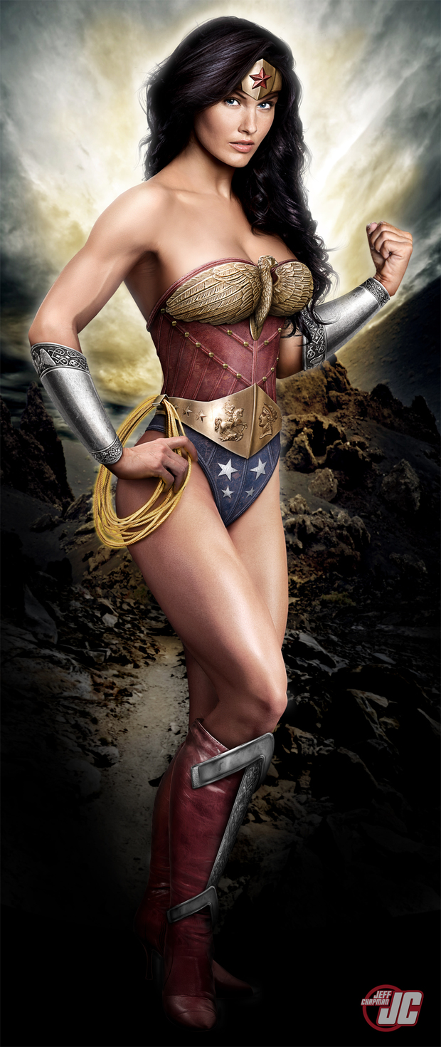 ...; Brunette Non Nude Uniform Wonderwoman 